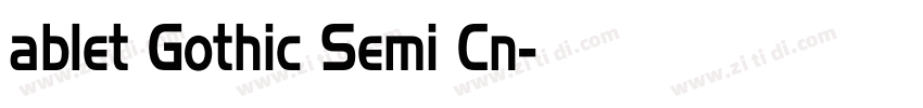 ablet Gothic Semi Cn字体转换
